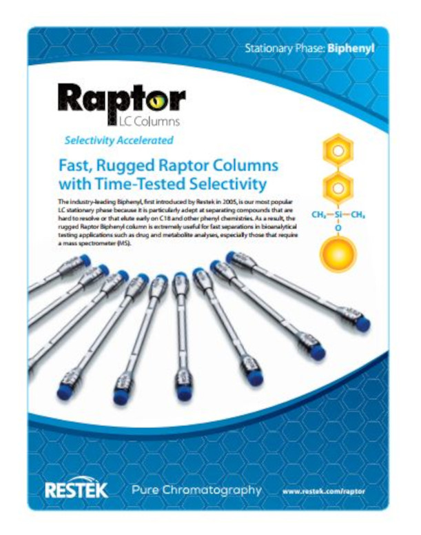 Restek Toxic Raptor LC Columns